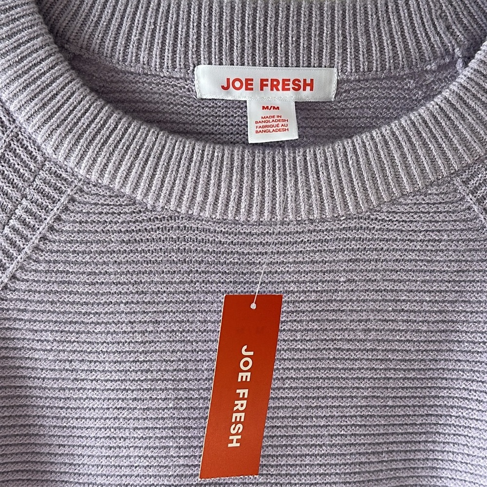 ✨NEW Joe Fresh Ribbed Sweater Size Medium - Picture 2 of 10
